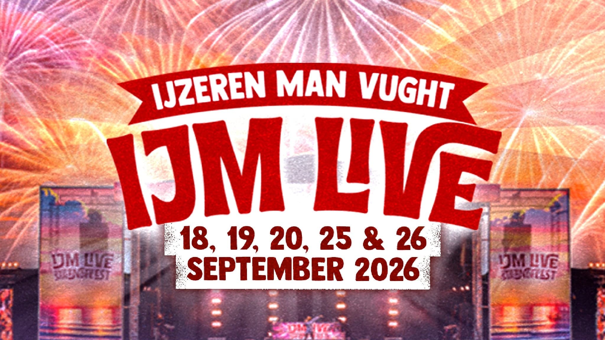 Parking permit IJM Live | 26 september 2026